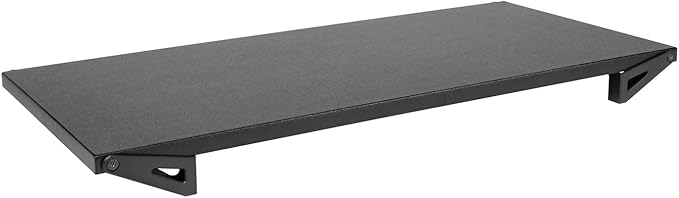 Allsop Lo Riser Monitor Stand, for 32" Monitors, 24" X 11" X 2" to 3", Black, Supports 30 Lb