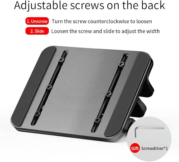 Aluminum Alloy Double Slot Storage Port Vertical Laptop Stand，laptop stand for desk，adjustable laptop stand，Applicable to all MacBook models