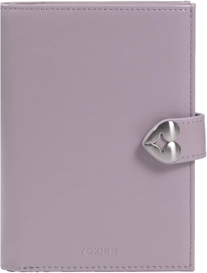 YOXIER Passport-Holder-for-Travel-Women-Men Purple，lLarge capacity Passports Holders TravelCover Wallet Passport with Pen Holder