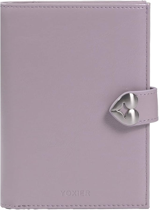 YOXIER Passport-Holder-for-Travel-Women-Men Purple，lLarge capacity Passports Holders TravelCover Wallet Passport with Pen Holder