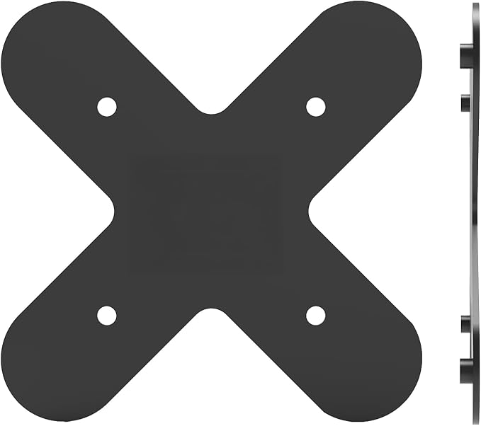 Kado Wall Mount Adapter Bracket Plate Arm Mount 50x50mm to 75x75mm, Mounting Pattern Converter Universal for Monitors, TVs, Mini PCs and Sceptre Displays