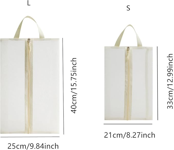 Multipurpose Travel Shoe Organizers Water Nylon Bag For Sports Gears Clothes Storage With Breathable Compartments