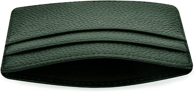 EASTNIGHTS Credit Card Holder Slim Wallet Leather Minimalist Wallet with ID Window
