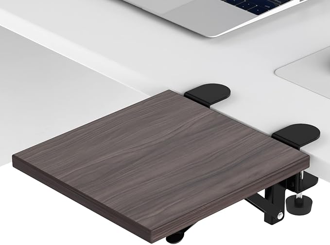 OUGIC Computer Armrest, Adjustable Computer Desk Armrest Stand, Ergonomic Rotating Armrest Bracket for Table, Desk, Chair, Desk, 24 cm x 23 cm