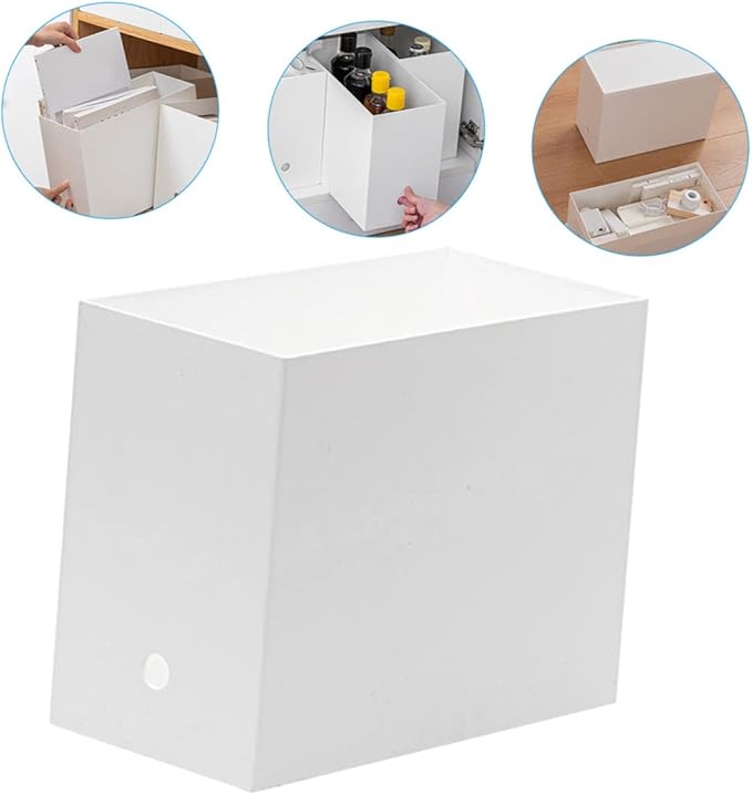 Simple Organizer Box Sturdy Desktop Storage for Sundries Capacity Convenient Desk Organizer for Home and Office Use Modern Design Lightweight and Reliable