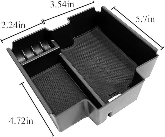Vesul Center Console Tray Armrest Storage Box Compatible with Land Rover Discovery Sport 2015 2016 2017 2018 2019 Door Organizer ABS Tray Insert Glove Pallet