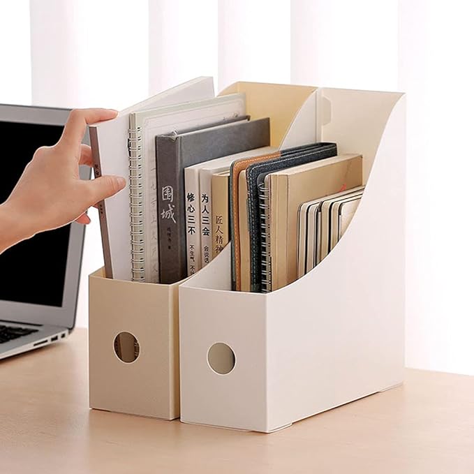File Storage Box Folding Desktop Sundries Storage Rack Container for Home Bedroom Study Desk Decoration