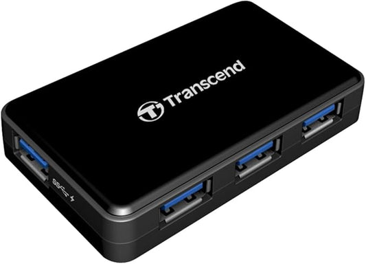 Transcend USB 3.0 4-Port Hub TS-HUB3K, Black