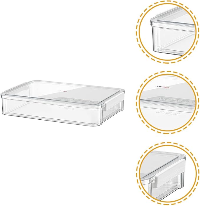 OUNONA Stackable Small Document Storage Box with Lid Desktop File Organizer Case for Office and Home Filing
