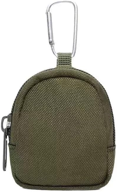 AIBFRID 4Pcs Mini Backpack Keychain,Cute Cosmetic Bag for Women, Makeup Bag Key Pocket Lipstick Bag Card Holder Data Cable Organizer Zipper Pouch (tactical keychain pouch)