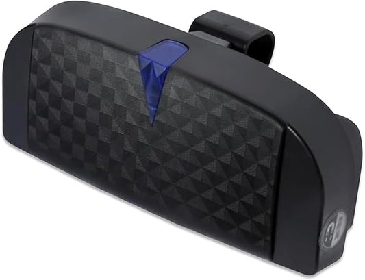 Visor Sunglasses Holder Clip, Sunglass Holder for Car, 6.7" x 3.2" Eyeglasses Holder Protective Box, Universal for Most Cars (Black)