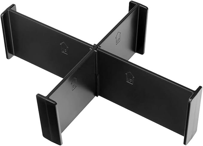YOJOJOCO Center Console Dividers Organizer Compatible with Toyota 2026 2025 2024 Tacoma Accessories Black ABS Plastic Material Center Console Organizer