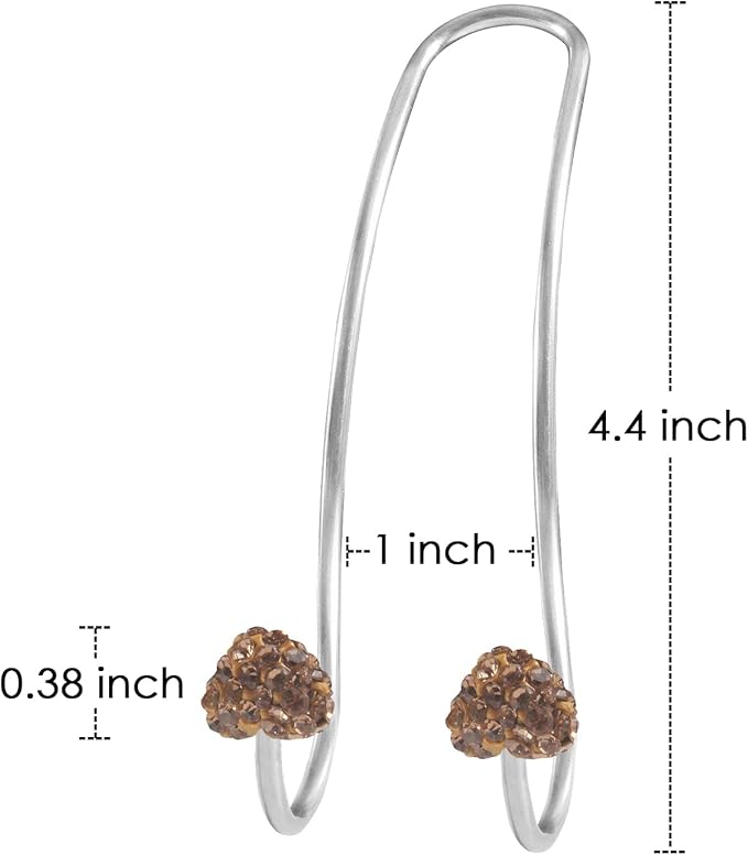 Guoord 【2024 Upgraded】 Car Headrest Hooks Decorations, 2 Pcs Bling Heart-Shaped Purse Hook Hangers, Auto Hooks Car Hangers and Durable Backseat Holder, Storage Universal for SUV Truck Vehicle（Gold）