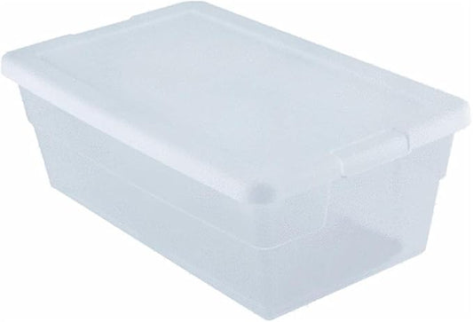 Sterilite Storage Box 13.5 X 8.3 X 4.8, 6 Qt. Clear - Pack of 2