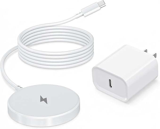 Magnetic iPhone Charger,15W iPhone Wireless Charger Apple 17/16 Wireless Charging Pad Fast Charge Apple Mag Safe Charge for iPhone17 Pro Max/Air/17/16 Pro/15/14/13/12,AirPods Pro 3/2 Mag Safe Charging