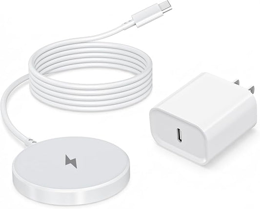 Magnetic iPhone Charger,15W iPhone Wireless Charger Apple 17/16 Wireless Charging Pad Fast Charge Apple Mag Safe Charge for iPhone17 Pro Max/Air/17/16 Pro/15/14/13/12,AirPods Pro 3/2 Mag Safe Charging