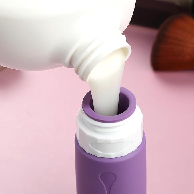 Gemice Travel Bottles for Toiletries, Tsa Approved, Travel Size Containers, BPA Free Leak Proof Tubs Refillable Liquid Accessories for Cometic Shampoo and Lotion Soap