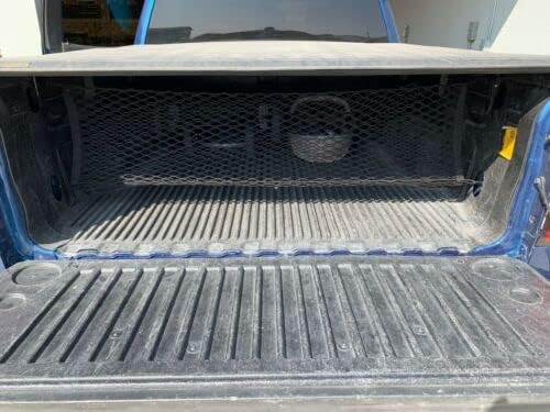 Trunk Organizer Cargo Net for Dodge Ram 1500 2500 3500 2008-2018 – Envelope Style Cargo Net for Pickup - Premium Mesh Car Trunk Organizer – Compatible with Dodge Ram 1500 2500 3500