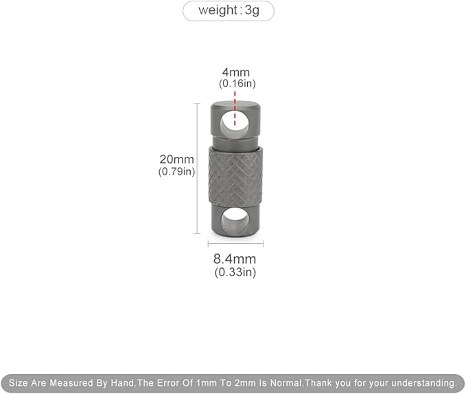 Titanium Quick Release Keychain, 360° Swivel Key Ring Clip with Double-End Lock, Heavy Duty EDC Key Holder for Men
