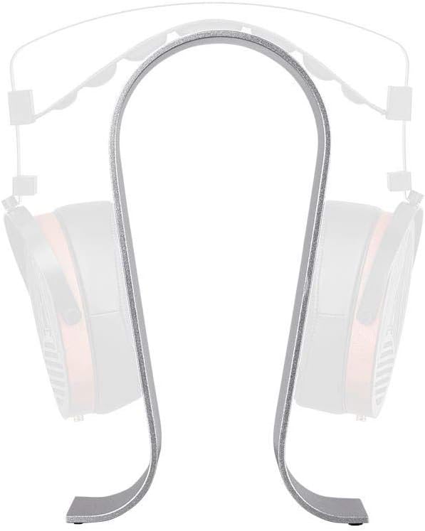 Monoprice Headphone Stand - Silver, Full Aluminum Construction, Solid and Stable, Fits Most Headphones