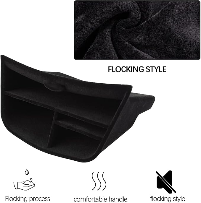 for Cadillac XT5 XT6 accessories Central Console Storage Box Compatible with 2023 2022 2021 2020 2019 2018 2017 2016/ 2023-2020 Insert Flocked Storage Organizer Interior Accessories