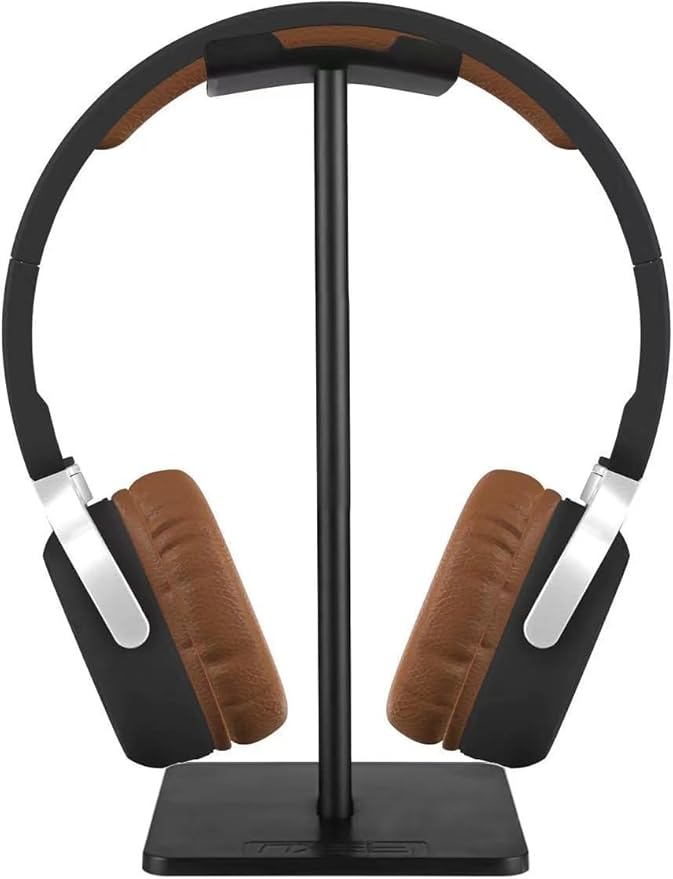 Headphone Stand, Universal Aluminum Holder Showing Display Hanger for HyperX Cloud II Gaming Headset, Microsoft Xbox One Chat, Turtle Beach Recon, Sony Headset 2.0 and More