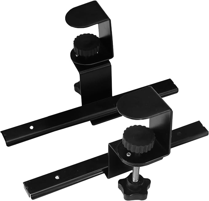 Sliding Keyboard Tray Under Desk Slide, 45°Swivel Keyboard Tray Keyboard Holder for Desk Pull Out Keyboard Drawer Under Desk Keyboard Tray Slide Out Clamp on Desk Shelf (Modern)