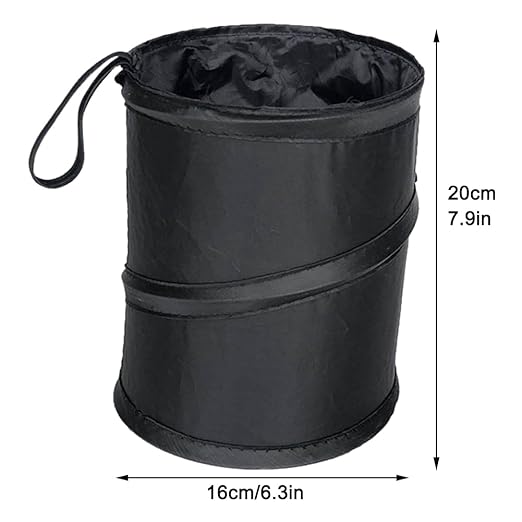Xiaokeis 2 Pack Car Trash Bag, Mini Collapsible Pop-up Cars Garbage Can, Waterproof Hanging Car Trash Can, Cars Trashs Bin, Accessoriesfor Camping, Traveling & Outdoor