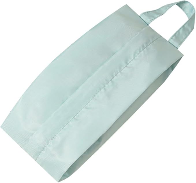 Twill Fabric Organiser with Handle Portable Laundry Bag for Underwear Socks Travel Essential Breathable Travel Underwear Organiser