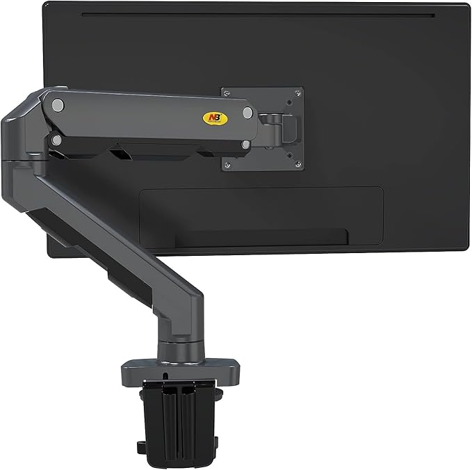 NB North Bayou Heavy Duty Monitor Arm Desk Mount, Full Motion Stand for 27"-45" Big Screens, 11lbs-33lbs Weight Capacity, Gaming Monitor Stand G60