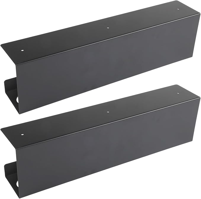 Metal Cable Trays for Efficient Under Desk Wire Management Perfect Addition to Any Home Office Setup (Black)