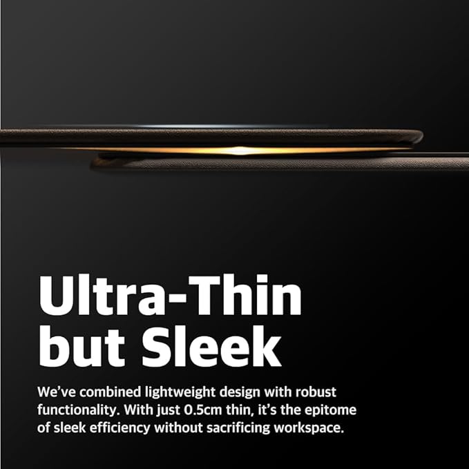 POUT H3 PRO Wireless Charging Mouse Pad ??Qi-Enabled Fast Charger with Anti-Slip Base & Smooth Surface for Phones and Earbuds ??Sleek Desk Accessory for Home & Office (Latte Cream)