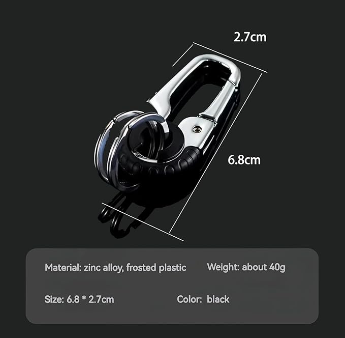 CHRIS GOOD Key Ring Keychain Keyrings,3pcs Key Chain Holder Clip Key Organizer Key Chain Ring for Men and Women,Key Holder