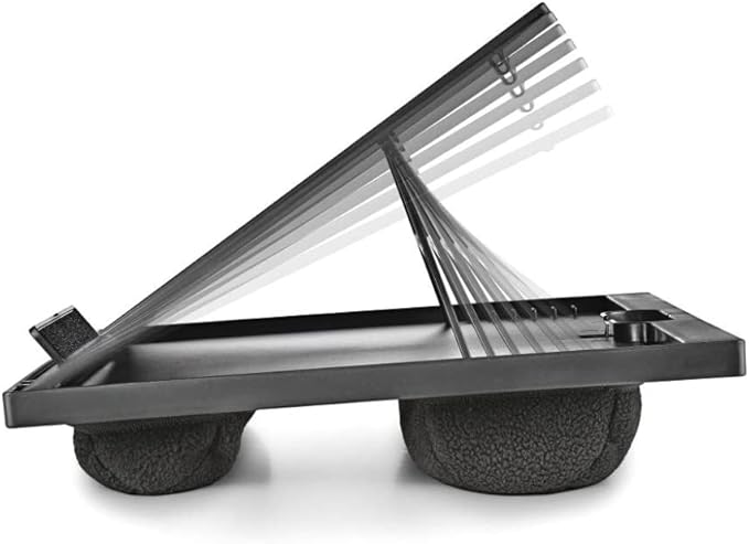 NGS LAPNEST - Multifunctional and Ergonomic Laptop Stand for Laptops up to 15.6 Inches with Padded Base, Adjustable with 8 Levels of Height