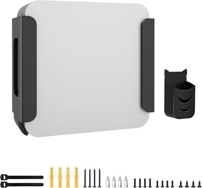 Mini PC Mount Compatible with Beelink GTi12, GTi12 Ultra, GTi13, GTi13 Ultra, GTi14, GTi14 Ultra Mini PC, Vesa/Wall/Under Desk, Mount for Beelink, Easy to Install, with Holder, Black