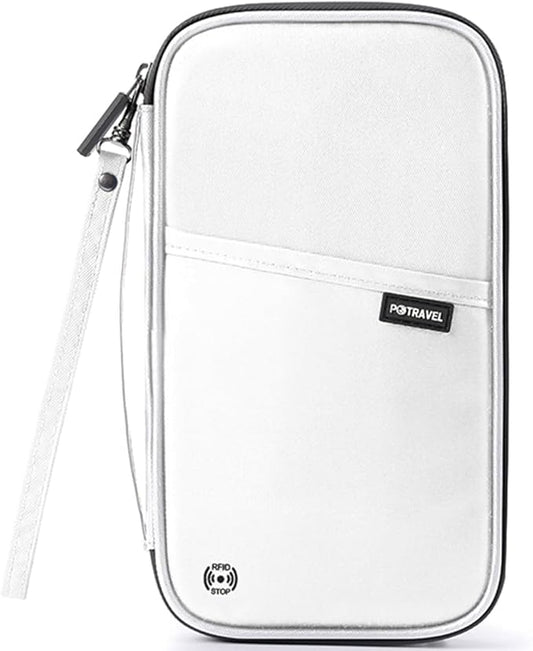 VanFn RFID Travel Passport Wallet, Family Passport Holder, Trip Document Organizer P.Travel Series