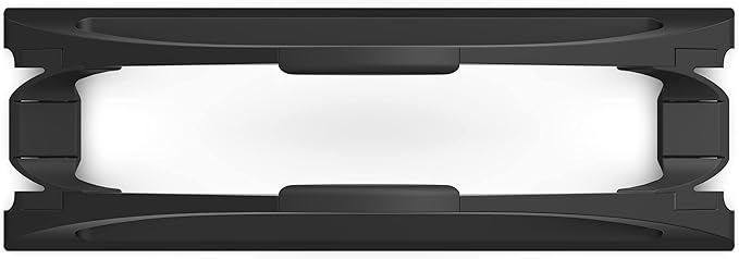 HumanCentric Vertical Laptop Stand for Desks in Matte Black, Upright Adjustable Holder to Dock Apple MacBook Stand, and Other Laptops to Organize Work & Home Office, Automatic Grip
