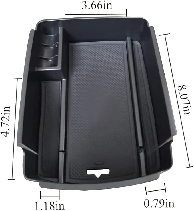 Vesul Center Console Tray Storage Box Compatible with Kia Sportage 2017 2018 2019 2020 2021 2022 ABS Tray Insert Organizer Glove Pallet