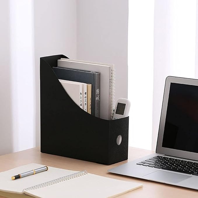 File Storage Box Folding Desktop Sundries Storage Rack Container for Home Bedroom Study Desk Decoration