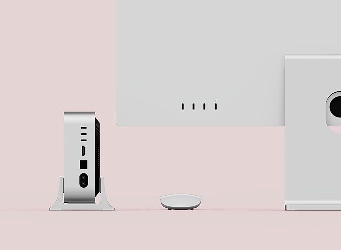 JOKItech Sleek Mini-Mate Stand Compatible with Apple M4 Mac mini (JK-M4A14S)