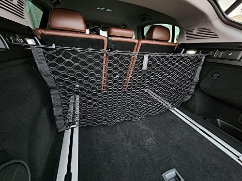 Envelope Style Elastic Trunk Mesh Cargo Net for Alfa Romeo Stelvio 2017-2024 - Premium Trunk Organizers and Storage