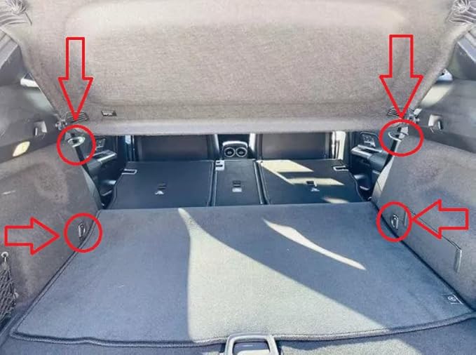 Rear Trunk Organizer Cargo Net for Mercedes-Benz GLA-Class 2014-2025 – Envelope Style Cargo Net for SUV – Premium Mesh Elastic Car Trunk Organizer – Compatible with GLA