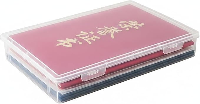 Document Storage Box with Lid, Rigid PP Plastic File Organizer for Desktop and Drawer (1 PC)