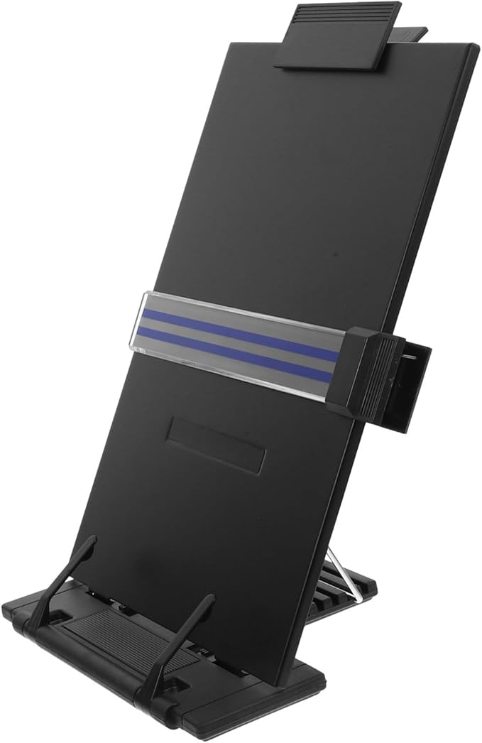 Desktop Document Holder Adjustable Copy Stand for Reading Lightweight Paper Holder for Desk Use for Books Magazines and Documents Construction