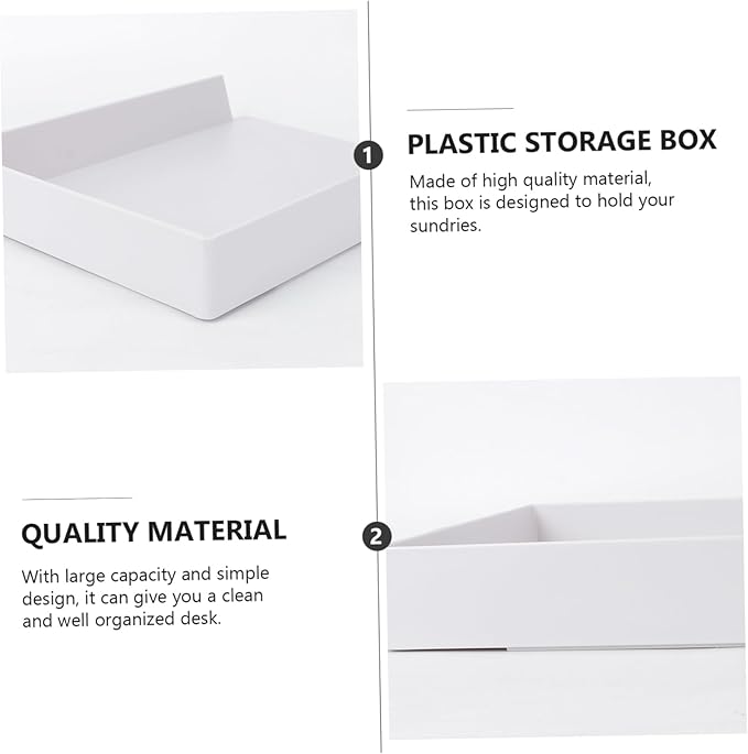 Operitacx 1pc Capacity Storage Box Simple Drawer Organizer for Office Student Multi-functional Desk Storage Compact Design Bright Color Minimalist Aesthetic