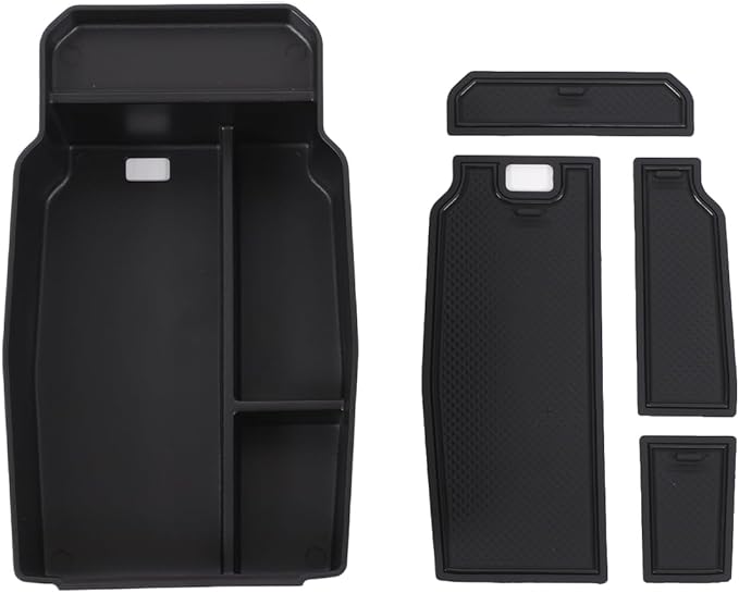 Center Console Organizer Tray for Mazda CX-50 2020-2025 Accessories, Console Handrail Privacy Storage Box, Insert Armrest Box Storage Container Pallet, Armrest Divider Secondary Storage Box, ABS