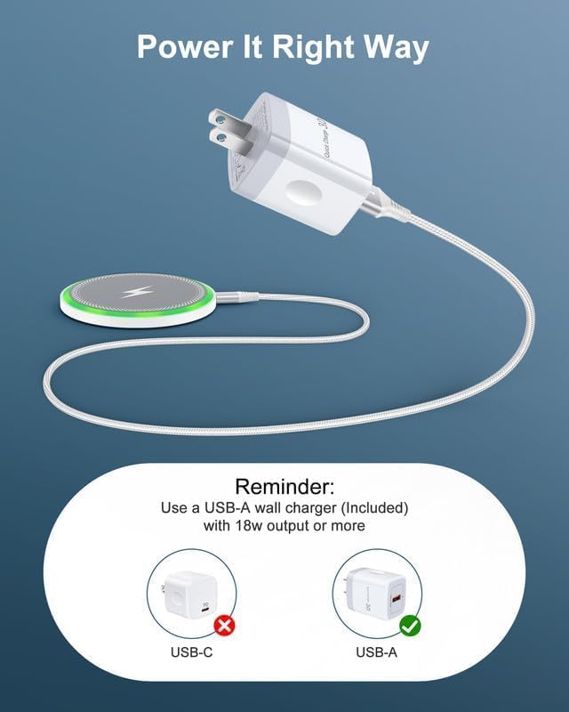 Pixel 10a 10 Pro XL Wireless Charger Android Fast Charging For Google Pixel 10 9 Pro Xl 8 8a 7, 15w Wireless Charging Pad with Block Cargador Inalmbrico Para Samsung For Galaxy S25 iPhone 17 16Pro Max