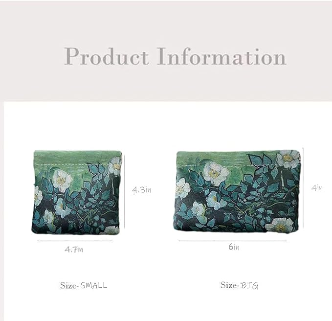 Better-Love 2 Pack Small Makeup Bag for Purse, PU Leather Cosmetic Pouch & Coin Purse Organizer, Purse Pouches for Inside Purse Organization, Snap Closure Mini Makeup Pouch Set for Women