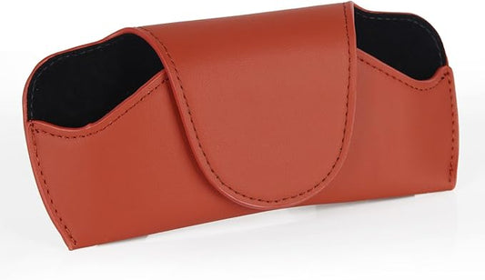 Magnetic Sunglass Holder for Car Visor Clip, Visor Accessories Eyeglasses Holder, Leather Glasses Storage Case