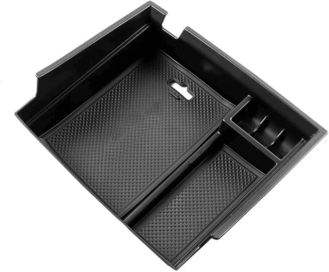 Vesul Center Console Armrest Storage Box Compatible with Honda Accord Sedan 2013 2014 2015 2016 2017 ABS Tray Insert Organizer Glove Pallet Black